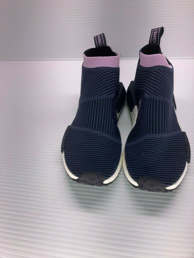 ADIDAS WOMEN'S NMD CS1 PRIMEKNIT SNEAKERS INK LILAC sz 6.5 SHOES RUNNER B3765