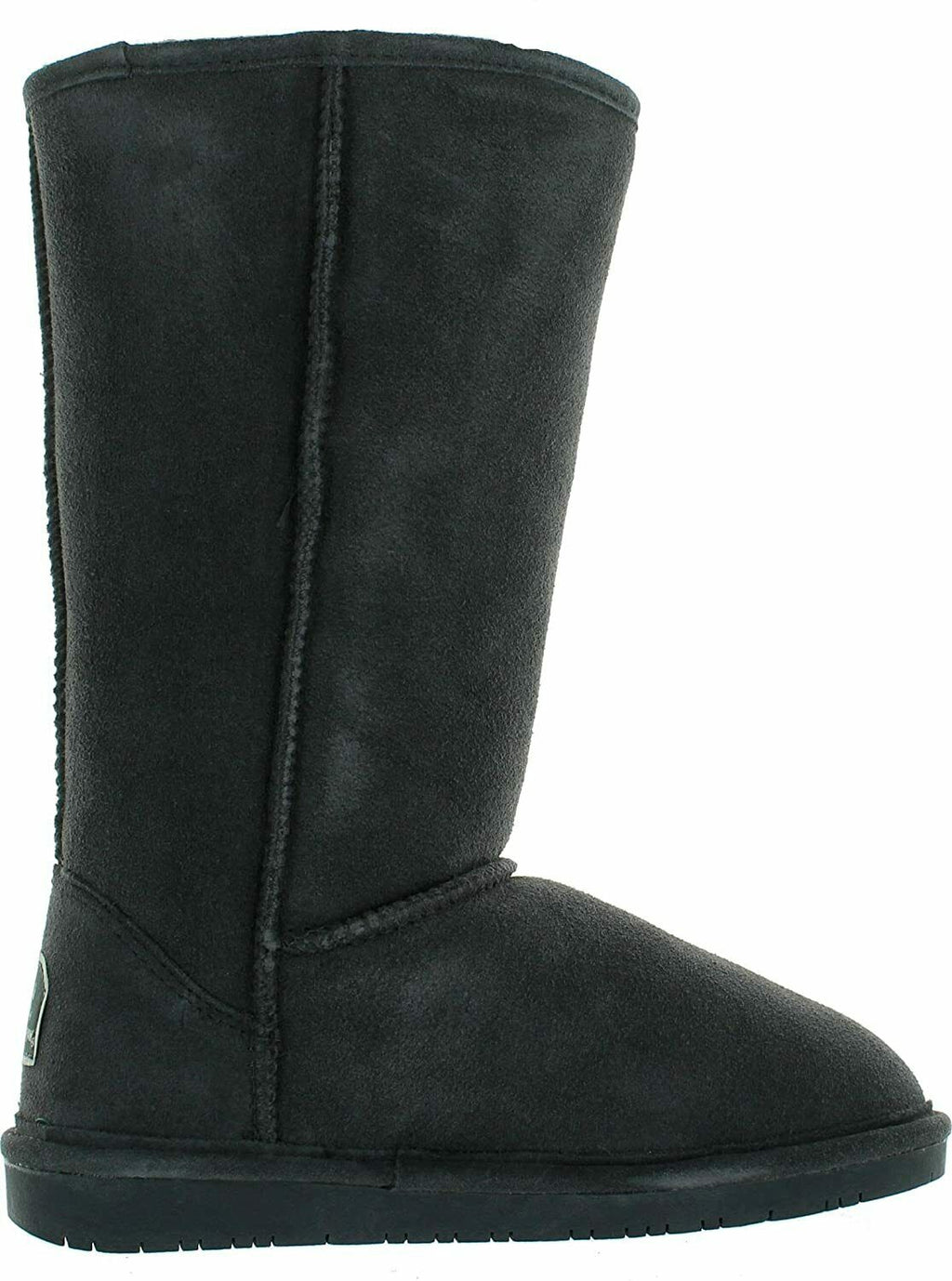 BEARPAW WOMENS EMMA TALL FASHION SHEEPSKIN WINTER WINTER BOOTS 8 M CHARCOAL 612W