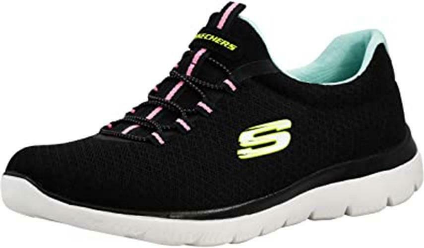 SKECHERS WOMEN'S SUMMITS TRAINING SNEAKER MEMORY FOAM sz 9.5 BLACK / M –  FRIOCONNECT LLC