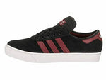 ADIDAS MEN ADI-EASE PREMIERE SKATEBOARDING sz 12 BLACK / BURGUNDY / WHITE BY3948