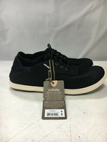 NEW OLUKAI MENS NOHEA MOKU ONYX/ONYX SIZE 9 FREE SHIPPING