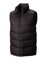 MOUNTAIN HARDWEAR MEN'S RATIO DOWN MOUNTAIN PUFFY VEST sz S BLACK, ZINC, OM0117