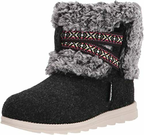 MUK LUKS WOMEN'S TAMARA PULL ON FASHION BOOTS sz 7 DARK GREY HEATHER 1000056 021