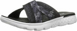 SKECHERS WOMEN'S GO WALK ON THE GO 400 TROPICAL FLIP FLOP SANDAL sz 8 GRAY 14667