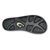 NEW OLUKAI MENS MEA OLA SANDAL FLIP FLOP LEATHER BLACK 10138 FREE SHIP