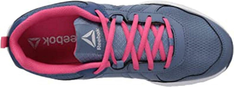 REEBOK UNISEX KIDS ALMOTIO 4.0 ENFANTS SNEAKER sz 6 BLUE / PINK / SILVER CN4227