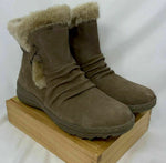 BARETRAPS WOMEN'S ADALYN SUEDE ZIP WARM ANKLE BOOTS sz 9.5 M TAUPE BTF14 10519