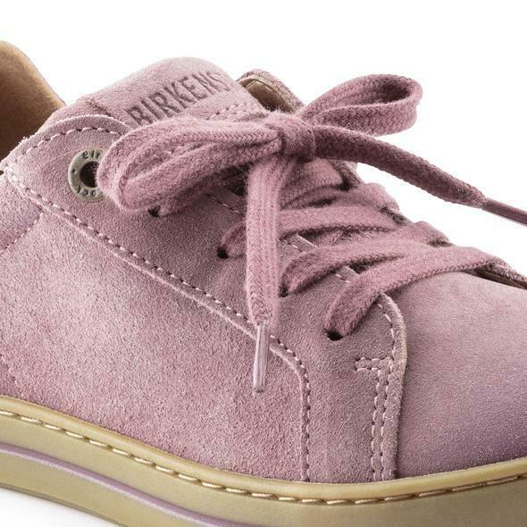 BIRKENSTOCK KID PORTO SUEDE SNEAKER SHOE LAVENDER BLUSH 1017831 GIRLS LACE UP