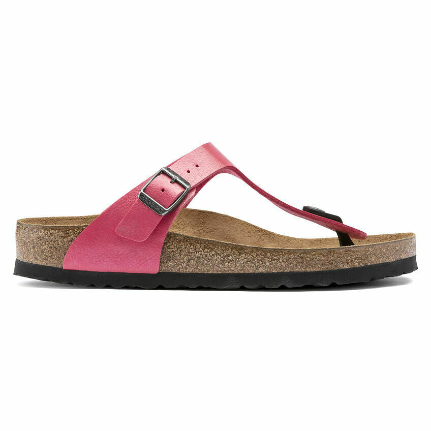 NEW BIRKENSTOCK WOMEN GIZEH SANDAL 1016414 RASPBERRY BIRKO FLOR FREE SHIPPING