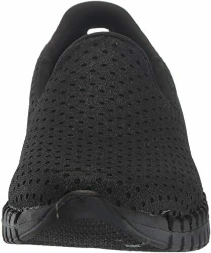 SKECHERS WOMEN'S GO WALK SMART LIGHT SLIP ON WALKING SNEAKERS sz 7 BLACK 124041