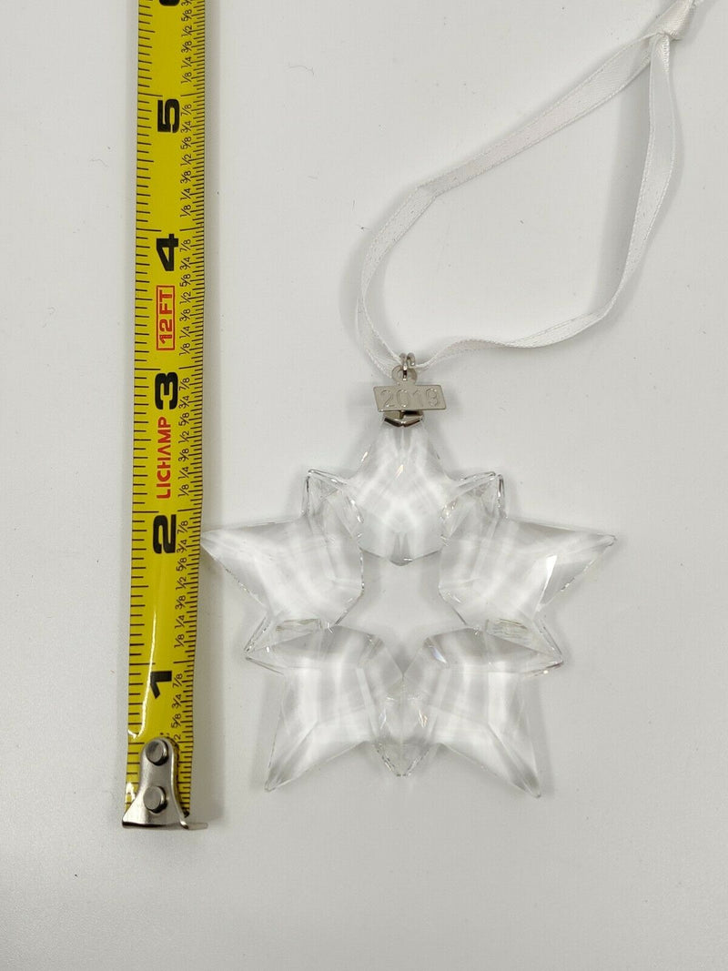 SWAROVSKI ANNUAL EDITION CRYSTAL 2019 CHRISTMAS ORNAMENT SNOWFLAKE 5427990 LARGE