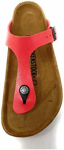 BIRKENSTOCK WOMEN'S GIZEH SANDALS BIRKO FLOR sz 7-7.5 R EU 38 GRACEFUL RASPBERRY