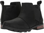 SOREL WOMENS EMELIE CHELSEA WATERPROOF BOOT BLACK or CATAIL SIZES 7-10 FREE SHIP