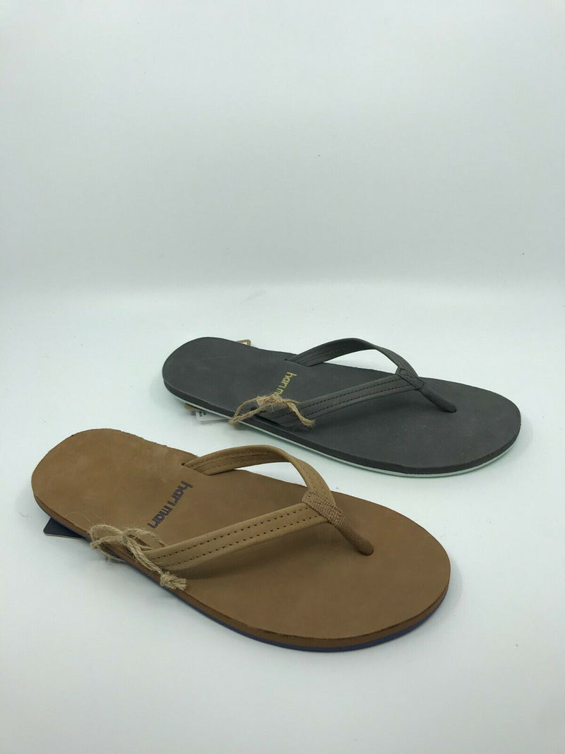 NEW HARI MARI WOMENS FIELD SANDALS TAN/BLUE or DARK GREY/AQUA Sze 7-11 FREE SHIP