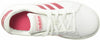 ADIDAS UNISEX CHILD GRAND COURT K TENNIS SHOE sz 2.5 WHITE / PINK / WHITE EG5136