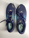 BROOKS WOMEN'S ADRENALINE GTS 19 RUNNING SNEAKER sz 8.5 M NAVY AQUA 1202841B450