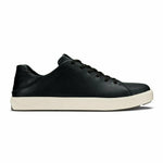 NEW OLUKAI MENS LEA AHI LI ILI SNEAKER CASUAL LEATHER SHOE LAVA ROCK FREE SHIP