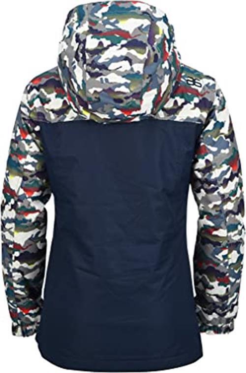 ARCTIX KIDS SLALOM INSULATED WINTER JACKET sz L (14-16) WHITE MULTI CAMO 83903