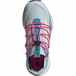 ADIDAS WOMEN'S TERREX VOYAGER 21 SNEAKERS HALO BLUE/ YELLOW/ PINK (SIZES 8-9) FREE SHIPPING FZ2229