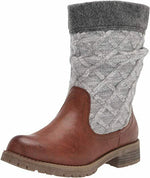 MUK LUKS WOMEN'S FABLE WATER RESISTANT FASHION BOOTS COGNAC sz 8, 10 10000642407