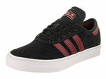 ADIDAS MEN ADI-EASE PREMIERE SKATEBOARDING sz 12 BLACK / BURGUNDY / WHITE BY3948