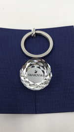 SWAROVSKI CRYSTAL 25 mm Ball Key Ring Silver Chain Charm SWAN 5430351 In Box