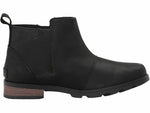 SOREL WOMENS EMELIE CHELSEA WATERPROOF BOOT BLACK or CATAIL SIZES 7-10 FREE SHIP