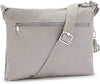 KIPLING WOMEN'S ALVAR CROSSBODY BAG DURABLE MESSENGER NYLON / DUSTY GREY HB4061