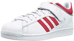 ADIDAS MEN'S PRO SHELL RUNNING SNEAKERS sz 7.5 WHITE / SCARLET / SILVER BY4384