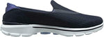 SKECHERS WOMEN'S PERFORMANCE GO WALK 3 WALKING SHOES sz 8 EW NAVY WHITE 13980EW