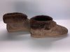 OLD FRIEND WOMEN'S SHIPSKIN LINING BOOTS SLIPPERS LIGHT BROWN sz 9 COZY WARM