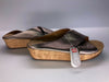 FITFLOP WOMENS KYS LEATHER SLIDE OPEN TOE SANDALS BRONZE sz 11 FREE SHIP E31-012