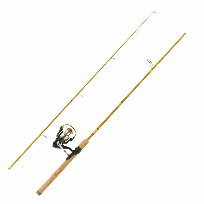 Eagle Claw Crafted Glass Spinning Combo 6'6" 2pc Medium Action Fishing Reel Rod