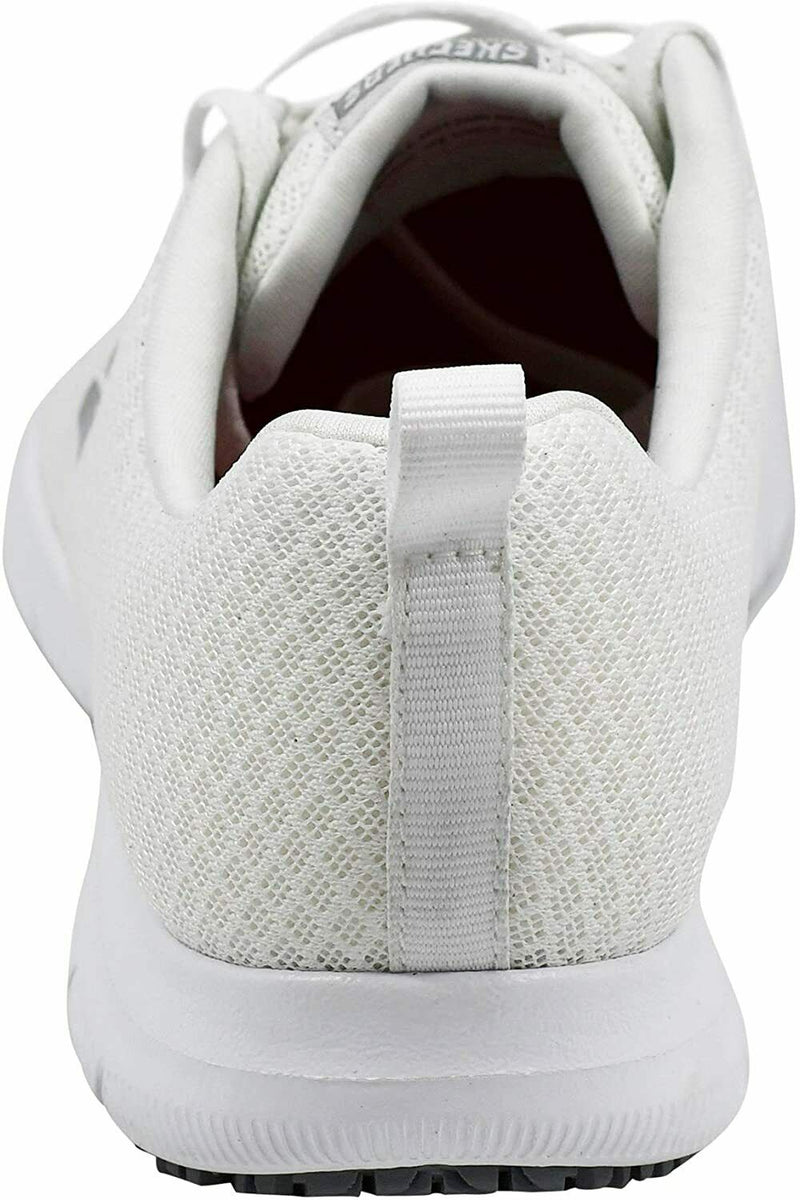 SKECHERS WOMENS GHENTER BRONAUGH FOOD SERVICE SHOE WHITE 10 SNEAKER PRO 77210