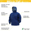 NEW FROGG TOGGS MENS SIGNATURE BULL FROG JACKET NAVY WATERPROOF RAIN FREE SHIP