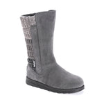 MUK LUKS WOMEN'S STACY MID CALF FLAT WINTER BOOTS sz 11 CHARCOAL OMBRE 16701-024