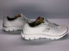 NEW SKECHERS WOMEN'S RELAXED FIT EMPIRE SNEAKERS WHITE SILVER sz 10 FREE SHIPPING