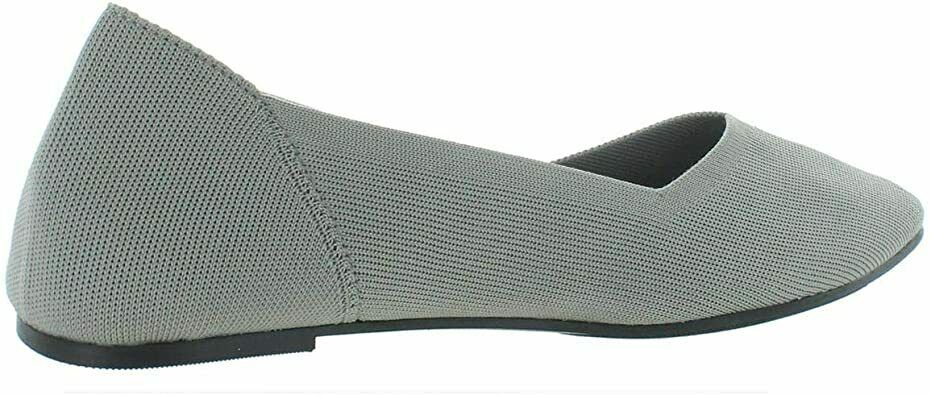 MIA WOMEN'S KERRI CASUAL SLIP ON TEXTILE BALLET FLAT SHOE sz 8 M GRAY QI00011