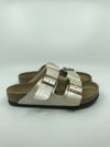 BIRKENSTOCK WOMENS ARIZONA BS GRACEFUL PEARL WHITE SIZE 37EU(6-6.5US) FREE SHIP