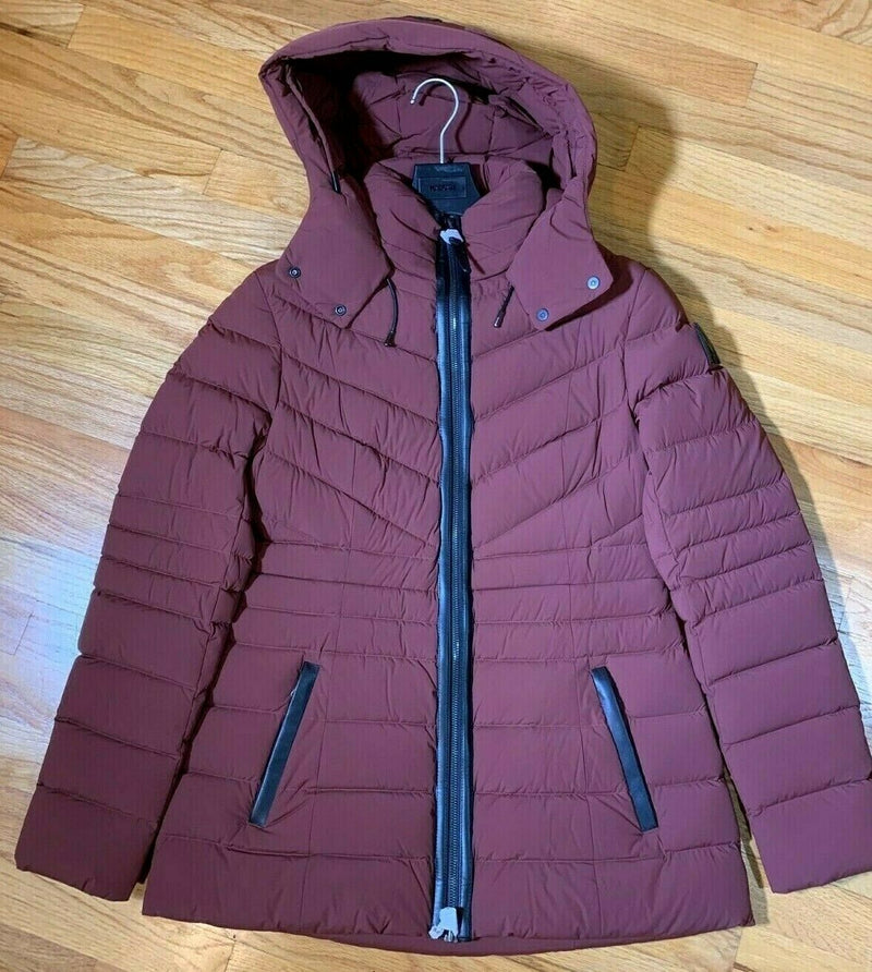 NEW MACKAGE PATSY NFR BRICK DOWN PARKA WOMAN COAT DWR REMOVABLE HOOD FREE SHIP