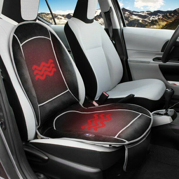 WAGAN HEALTHMATE 12 VOLT ALL SEASON CAR CUSHION HEATS & COOLS /  BLACK IN9882