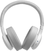 NEW JBL LIVE 500BT WIRELESS OVER EAR HEADPHONES WHITE BLUETOOTH 30HR BATTERY