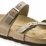 NEW BIRKENSTOCK WOMENS MAYARI TOBACCO OIL LEATHER SANDAL REGULAR WIDTH 1011433