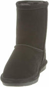 BEARPAW KIDS EMMA YOUTH SHEEPSKIN PULL ON WINTER BOOT sz 3 M BLACK II 608Y