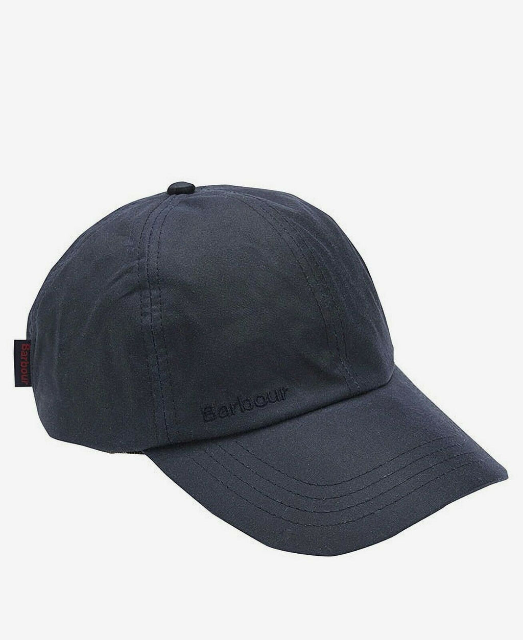 BARBOUR WAX SPORTS CAP ADJUSTABLE OSFA NAVY OLIVE WAXED COTTON 6 PANEL MHA0005