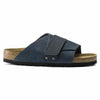 BIRKENSTOCK MENS KYOTO SUEDE LEATHER SLIDE SANDAL NAVY 1016478 EU 46 (US13-13.5)