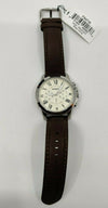 NEW FOSSIL MENS GRANT CHRONOGRAPH BROWN LEATHER WATCH (FS4735) FREE SHIPPING