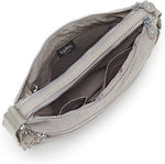 KIPLING WOMEN'S ALVAR CROSSBODY BAG DURABLE MESSENGER NYLON / DUSTY GREY HB4061