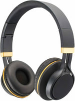 NEW Black Diamond PRO: Deluxe Stereo Headphones w/Mic (Black/Gold) FREE SHIPPING