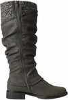 MUK LUKS WOMENS BIANKA WATER RESISTANT HEEL FASHION BOOTS sz 6, 8 GREY 16660 021